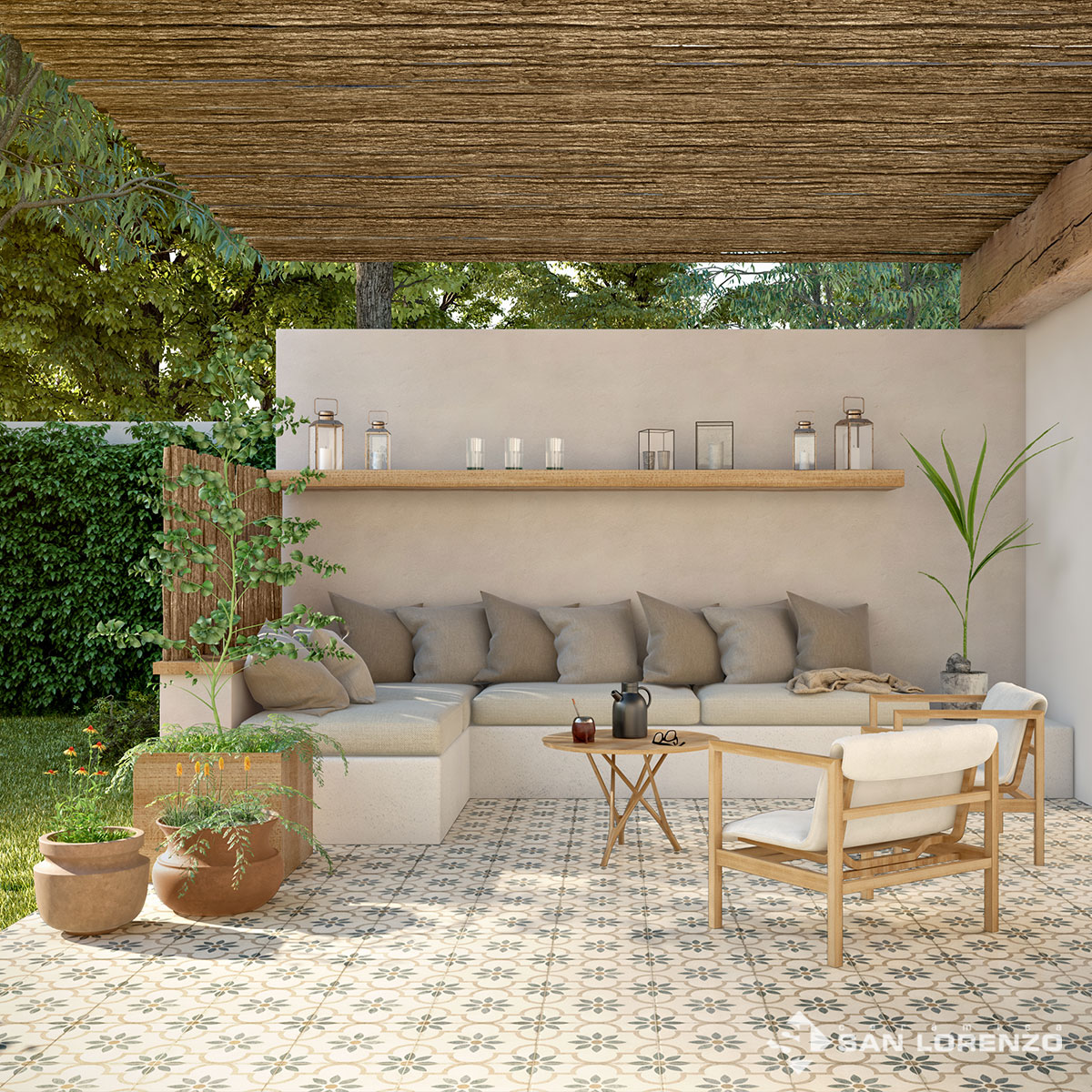 Porcelanato San Lorenzo 58x58 Turia Arena