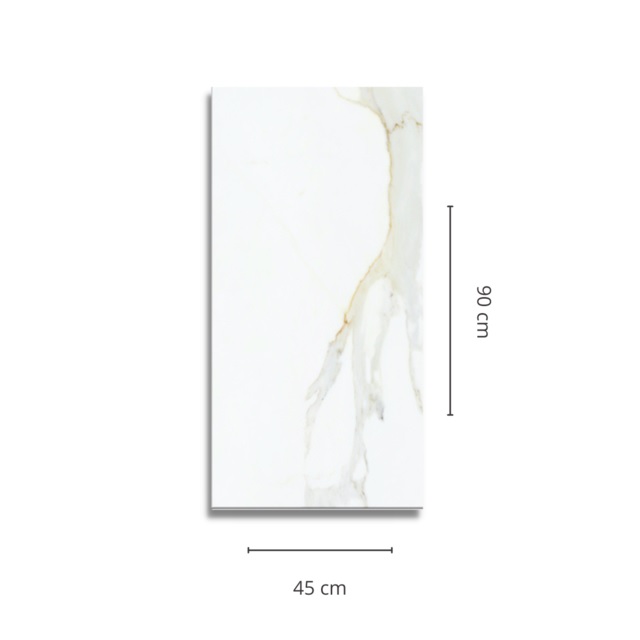 Porcelanato Ilva 45x90 Calacatta Marble Home