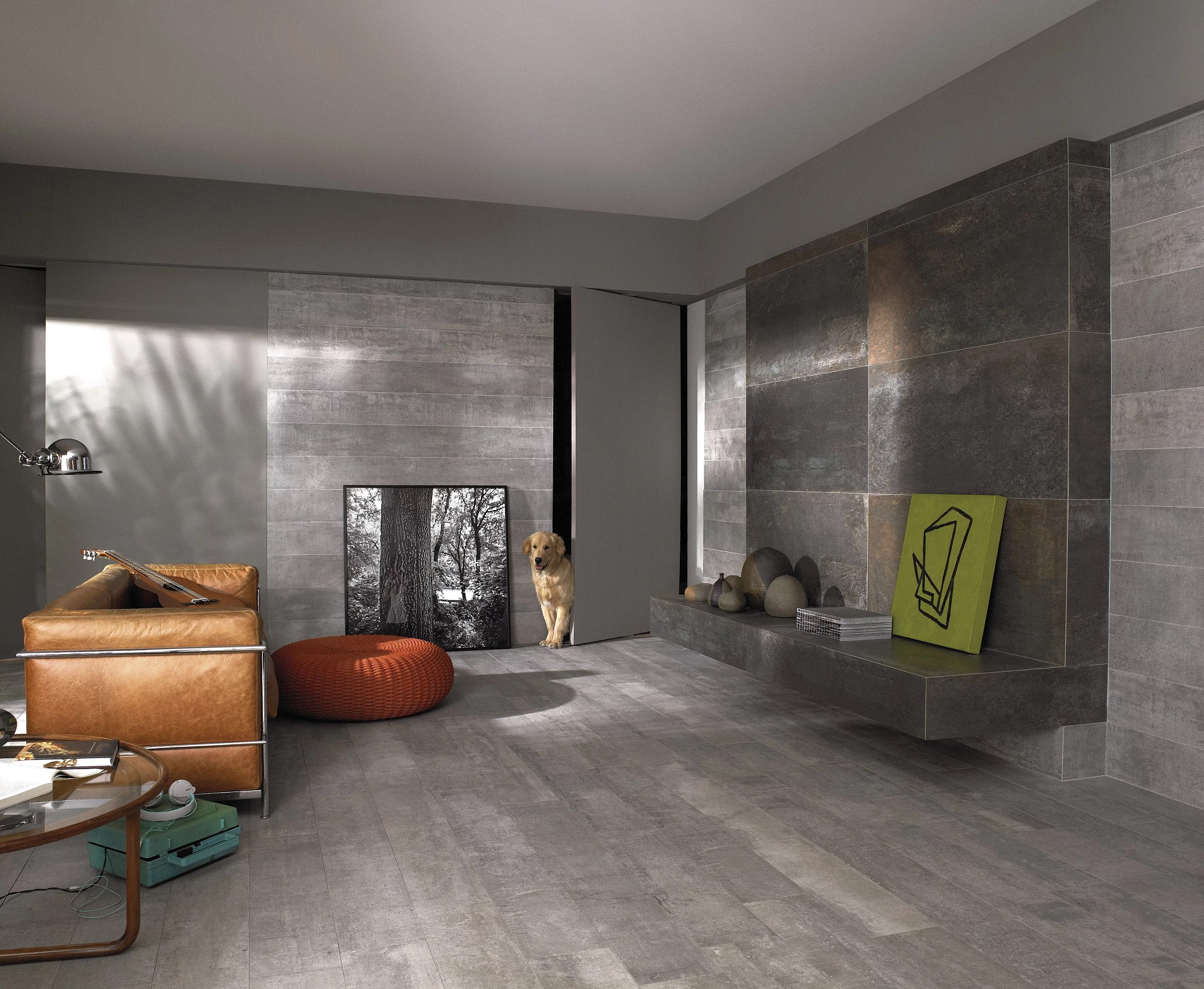 Porcelanato Portobello 60x120 Brasilia Concreto Cinza