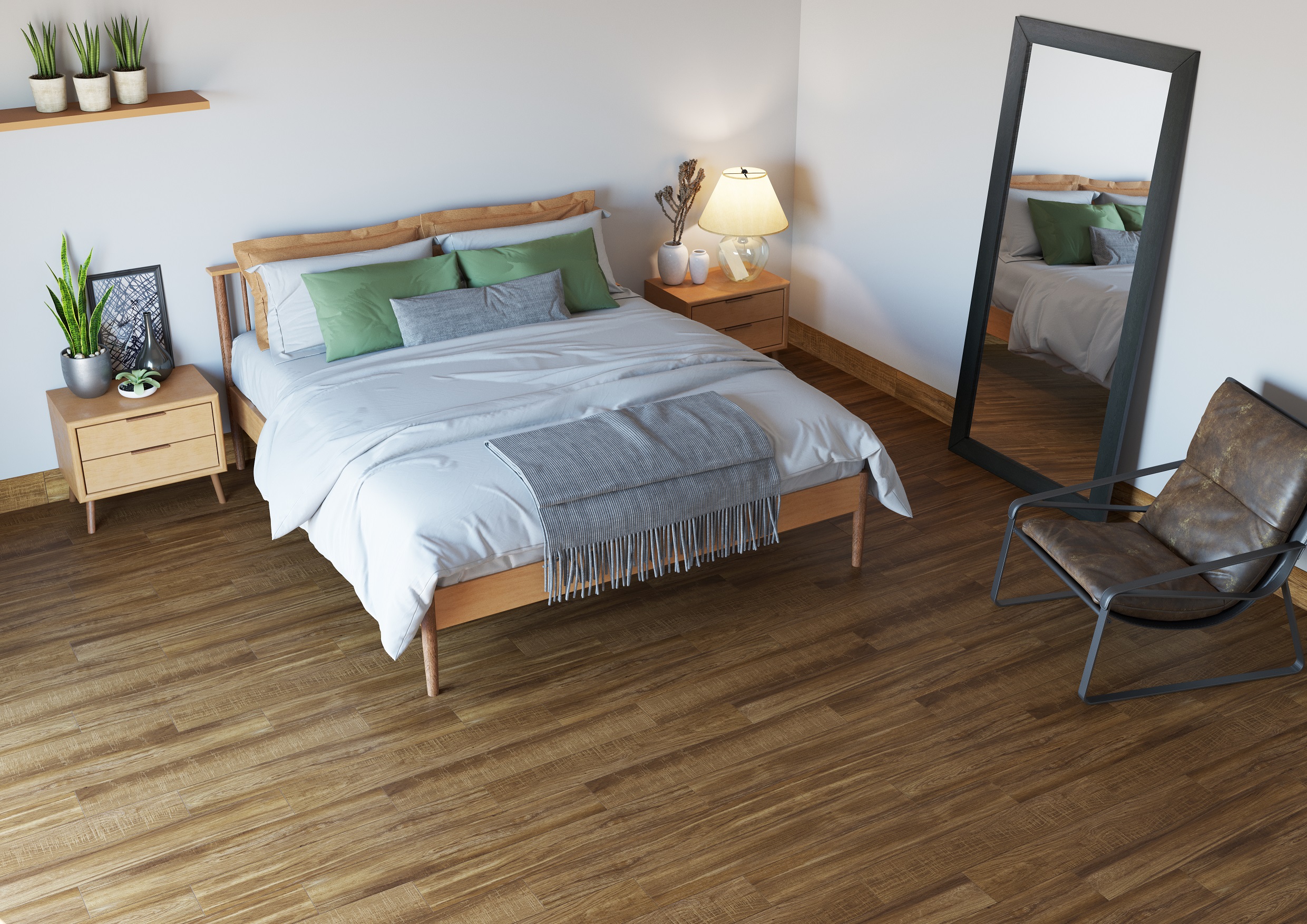 Porcelanato Angelgres 15×90 Pavia Marrone