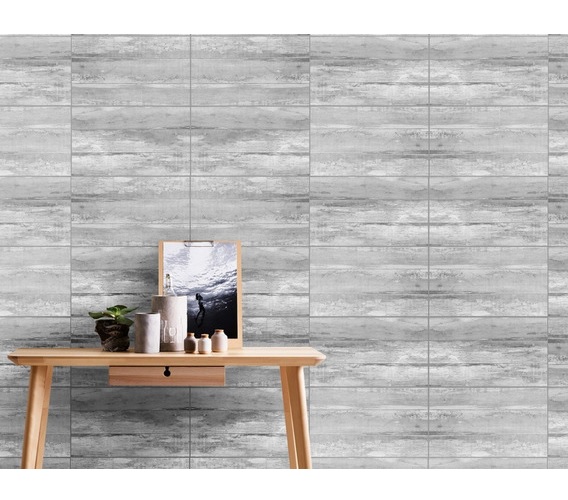 Ceramica Lourdes 31x53 Madera Lenga Gris