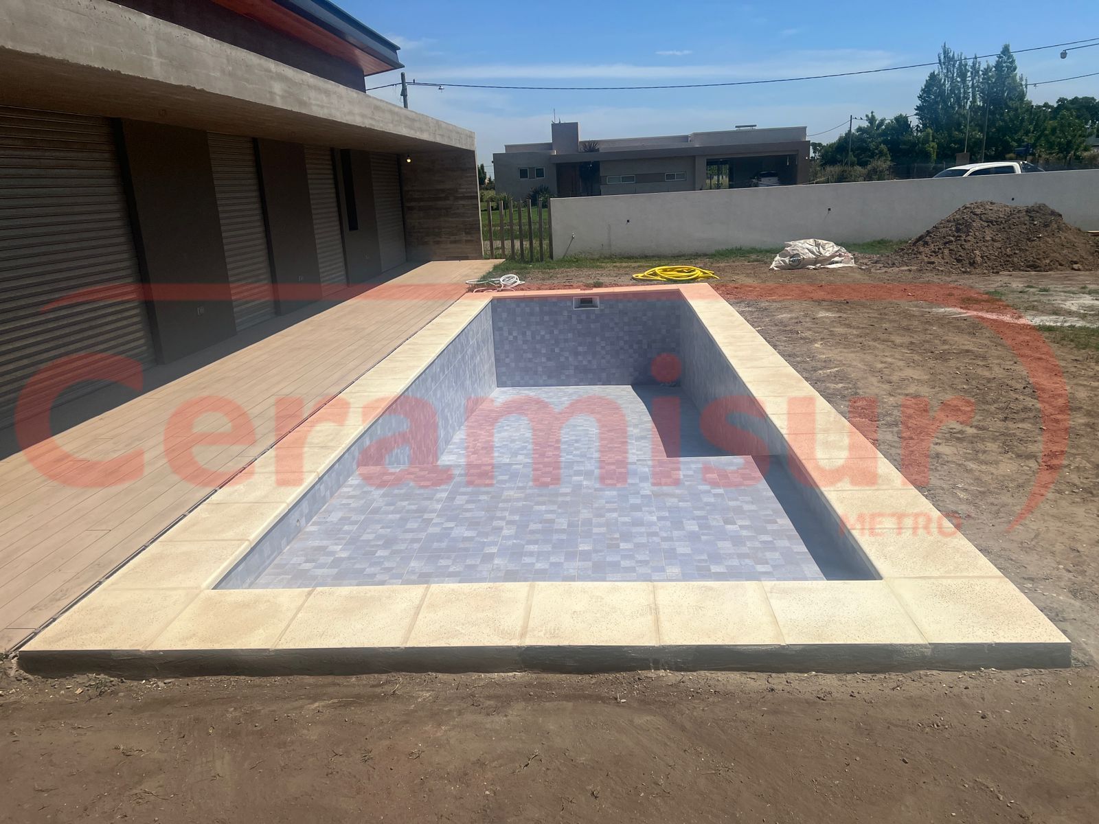 Ceramica Cortines 30x45 Piedra Bali Azul