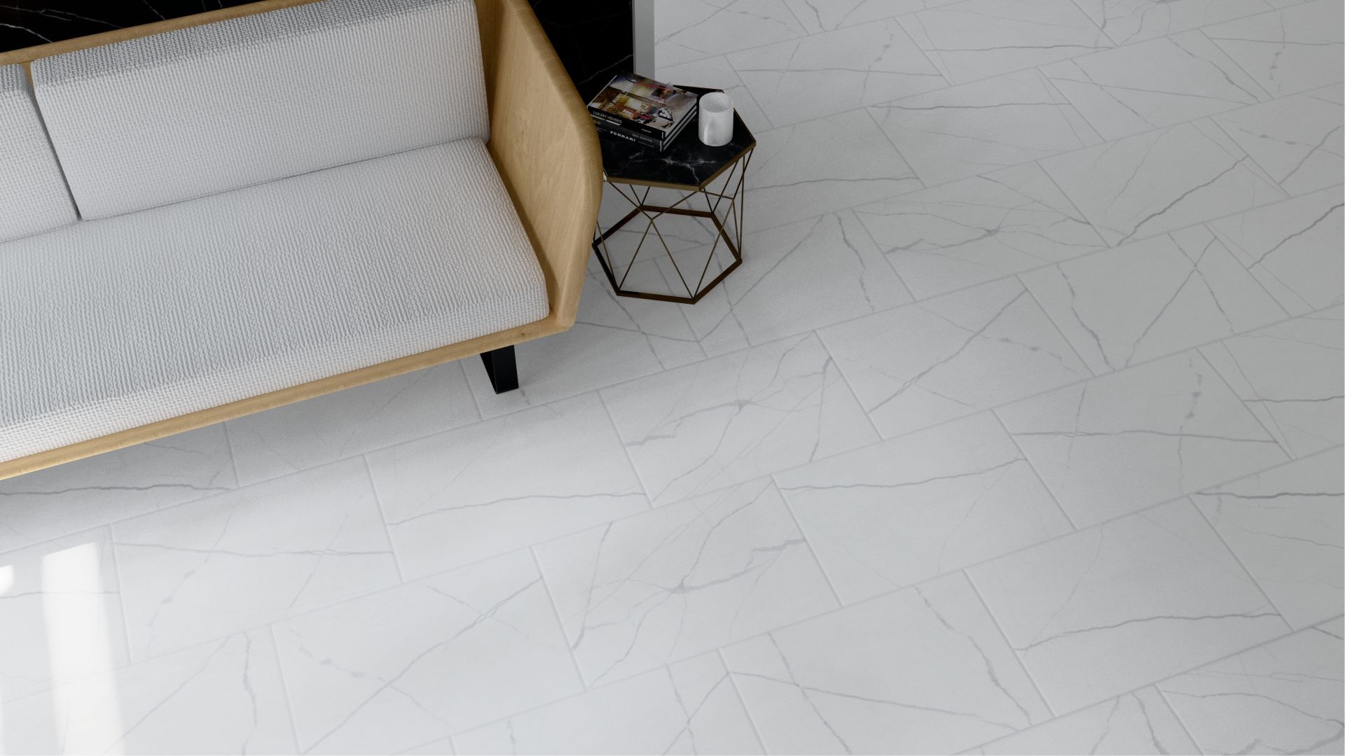 Ceramica Cortines 30x45 Statuario Blanco