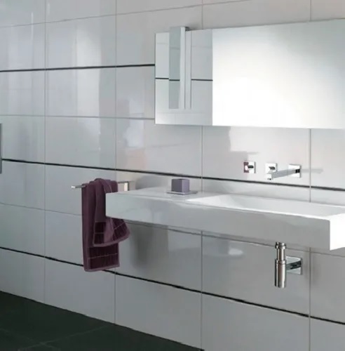 Ceramica Lourdes 31x53 Nieve Brillante