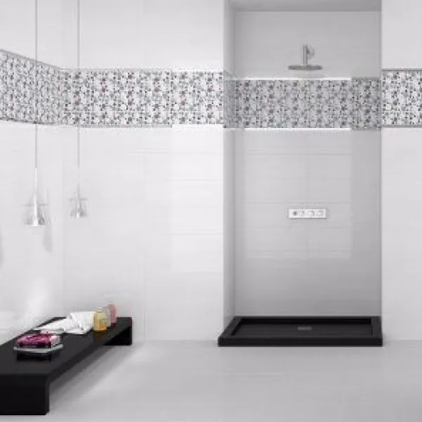 Ceramica Lourdes 31x53 Nieve Brillante