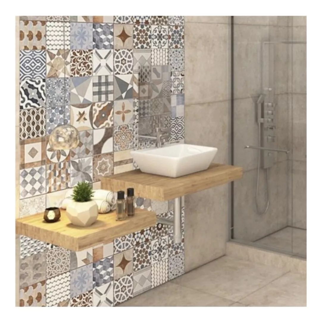 Ceramica Lourdes 56x56 Calcareo Color
