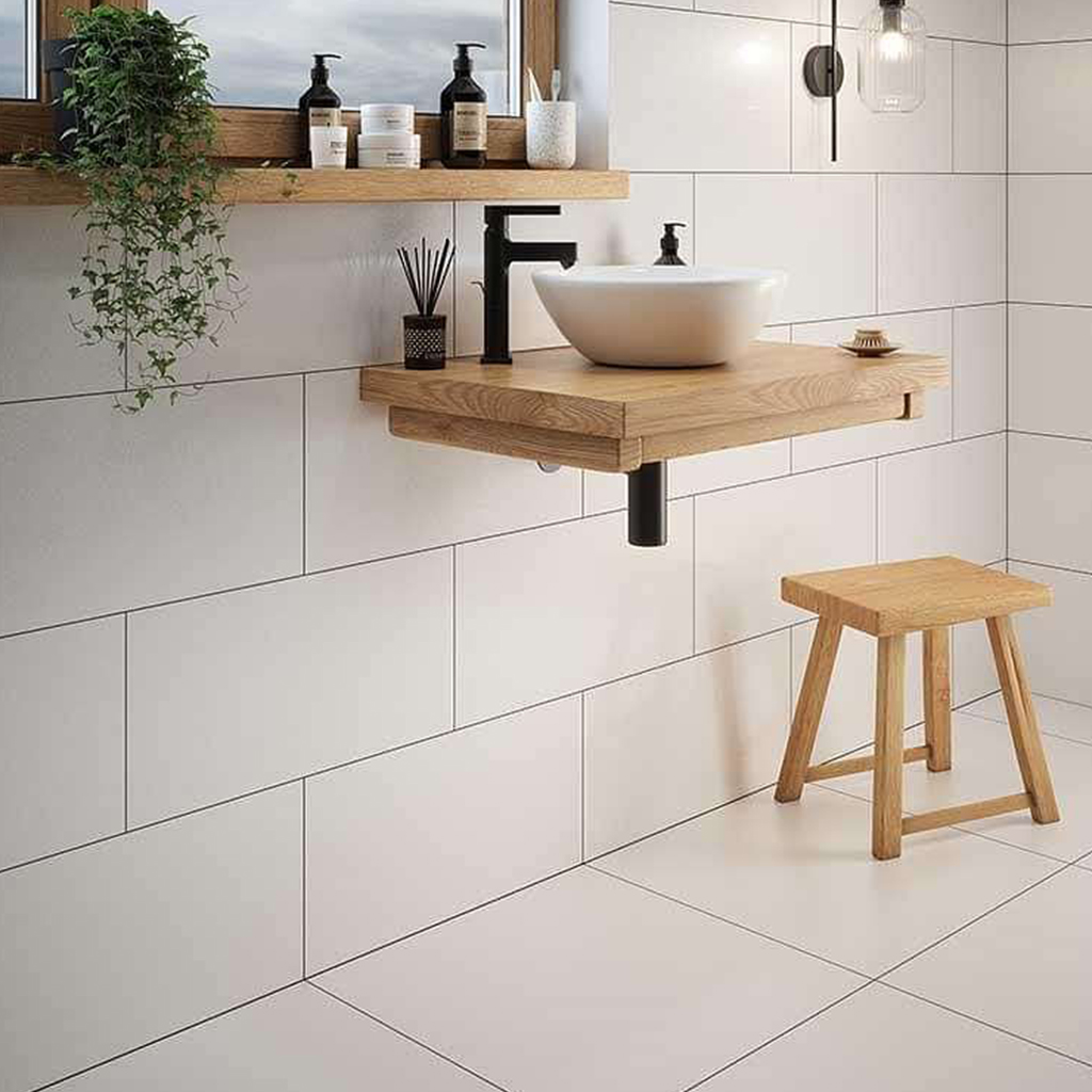 Ceramica Cortines 35x60 Blanco Satinado