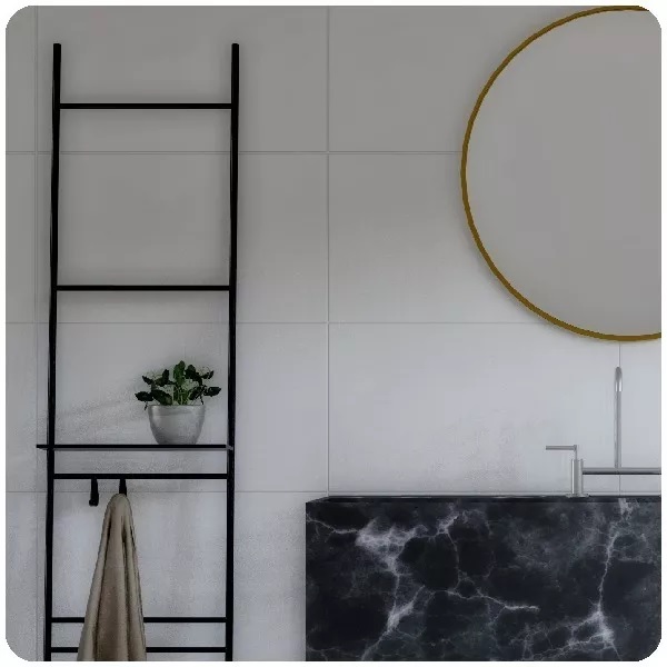 Ceramica Cortines 35x60 Blanco Satinado
