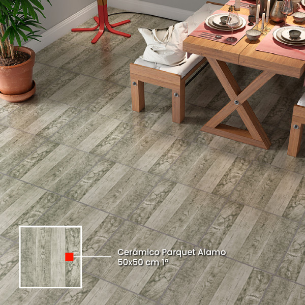 Ceramica Cortines 45x45 Parquet Alamo
