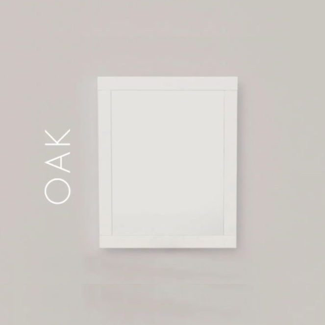 Espejo Campi Oak 60x80 Blanco
