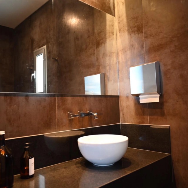Porcelanato San Pietro Láminas 80x160 Oxido Terra