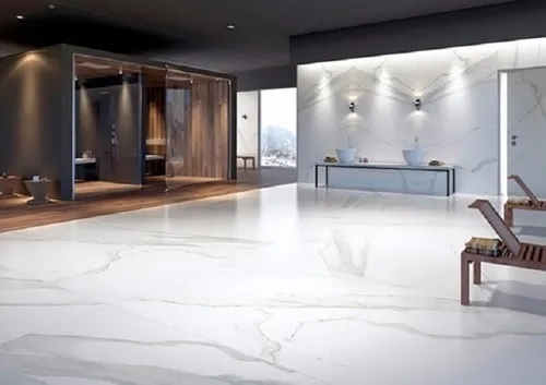 Porcelanato San Pietro Láminas 80x160 Calacata White