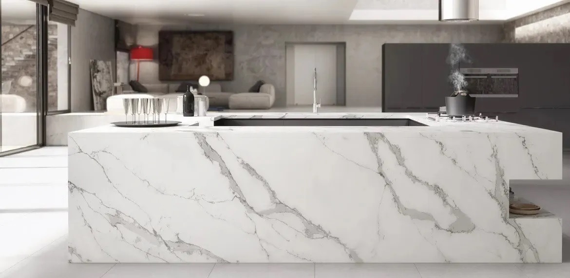 Porcelanato San Pietro Láminas 80x160 Calacata White
