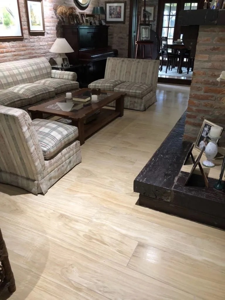 Porcelanato San Pietro Láminas 22x160 Sparkle Beige