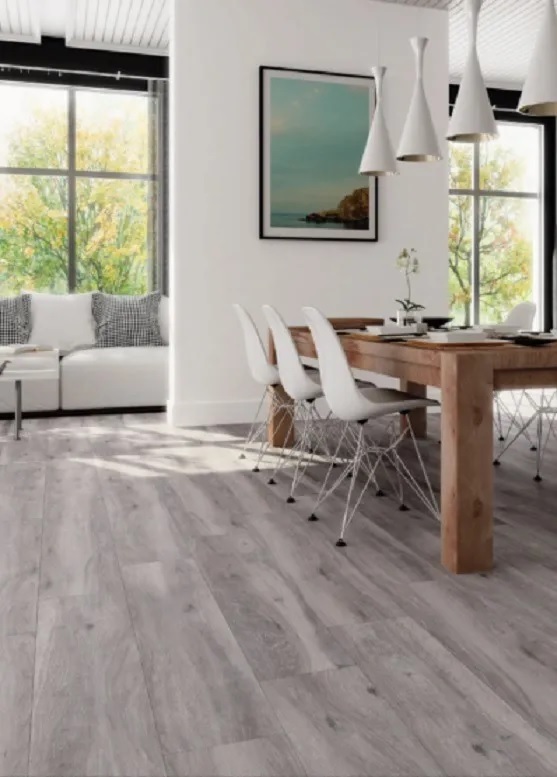 Porcelanato San Pietro Láminas 22x160 Madero Gris