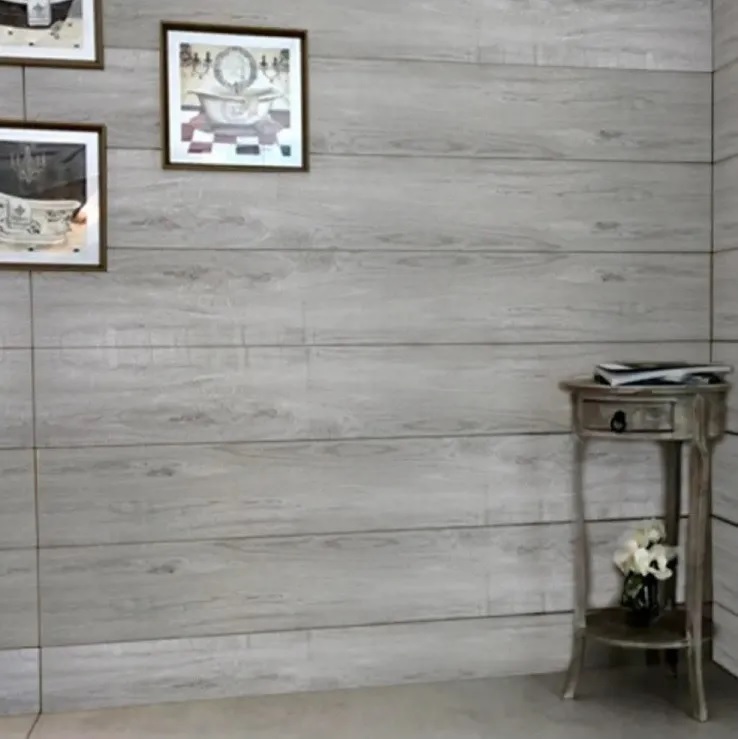 Porcelanato San Pietro Láminas 22x160 Madero Gris