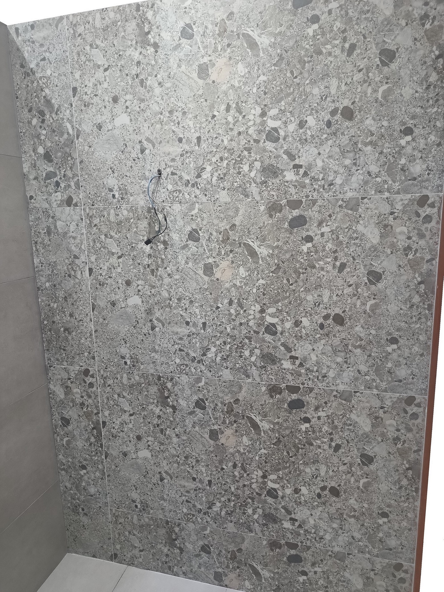 Porcelanato Cerro Negro 64x122 Terrazo Gris