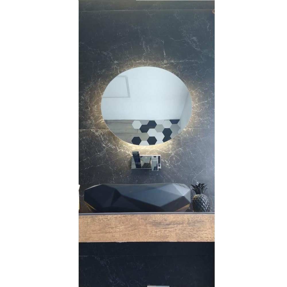 Espejo Reflejar Sol Led 67 Cm Con Luz Directa