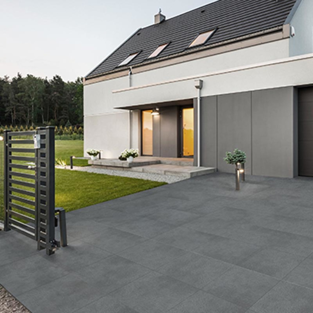 Porcelanato Cerro Negro 58x58 Granito Out Black