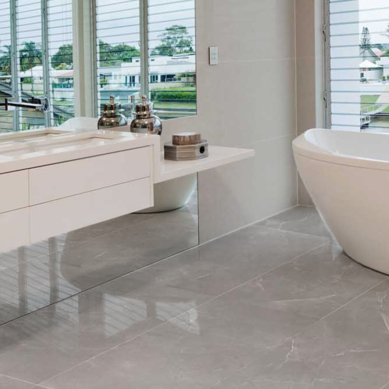 Porcelanato Cerro Negro 58x58 Monaco Gris Pulido