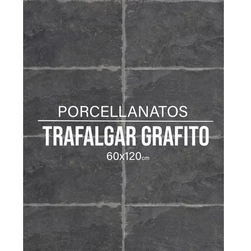 Porcelanato Cerro Negro 58x117 Trafalgar Grafito