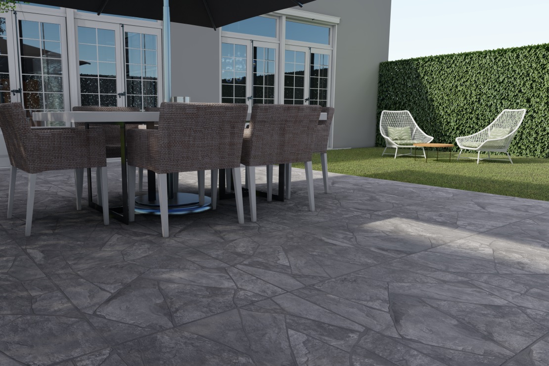 Ceramica Cortines 50x50 Laja Toledo Gris