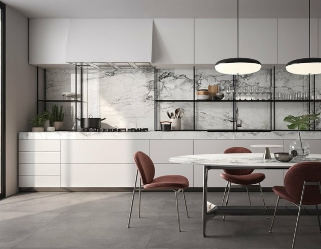 Porcelanato Cerro Negro 58x117 Arabescato Pulido