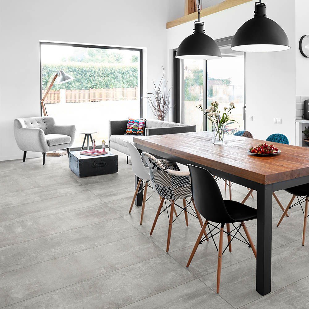 Porcelanato Cerro Negro 40x160 Concreto
