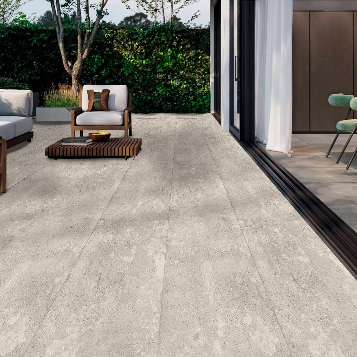 Porcelanato Cerro Negro 40x160 Concreto