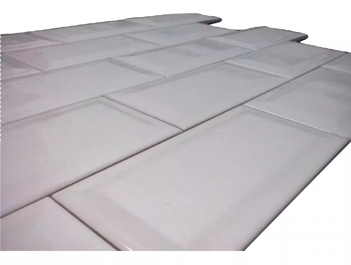 Ceramica San Lorenzo 7,7x15,4 Bisote Blanco