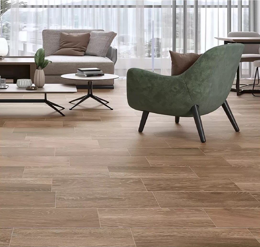 Porcelanato Alberdi 20×60 Pehuén Marrón