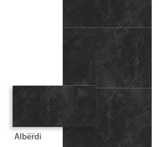 Cerámica Alberdi 28×45 Ankara Negro