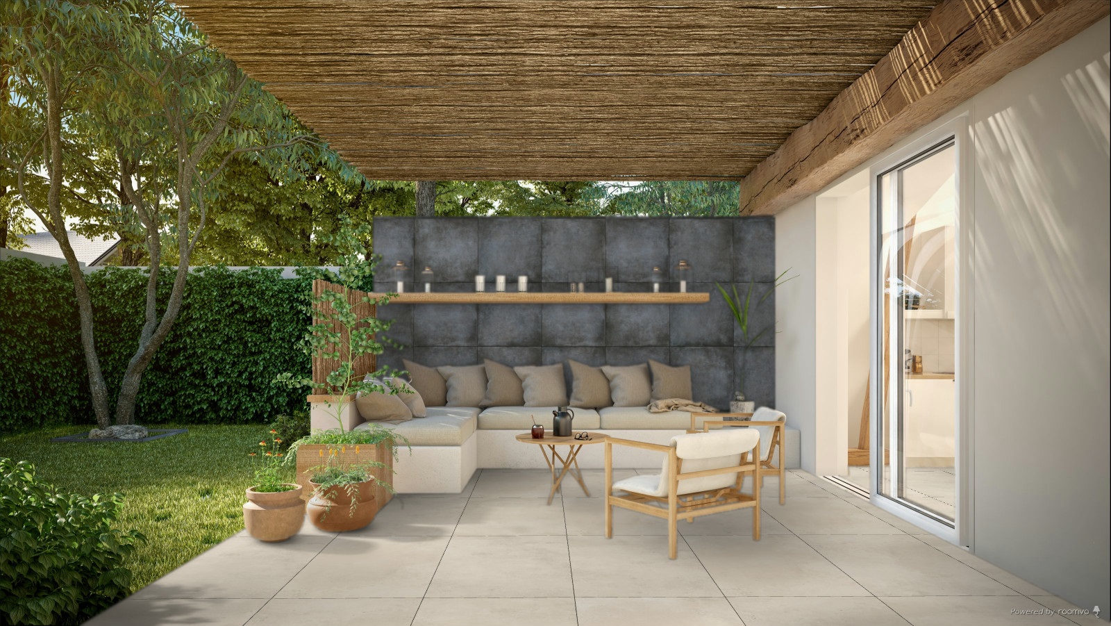 Porcelanato San Lorenzo 58x117 Batilo Duo Ivory