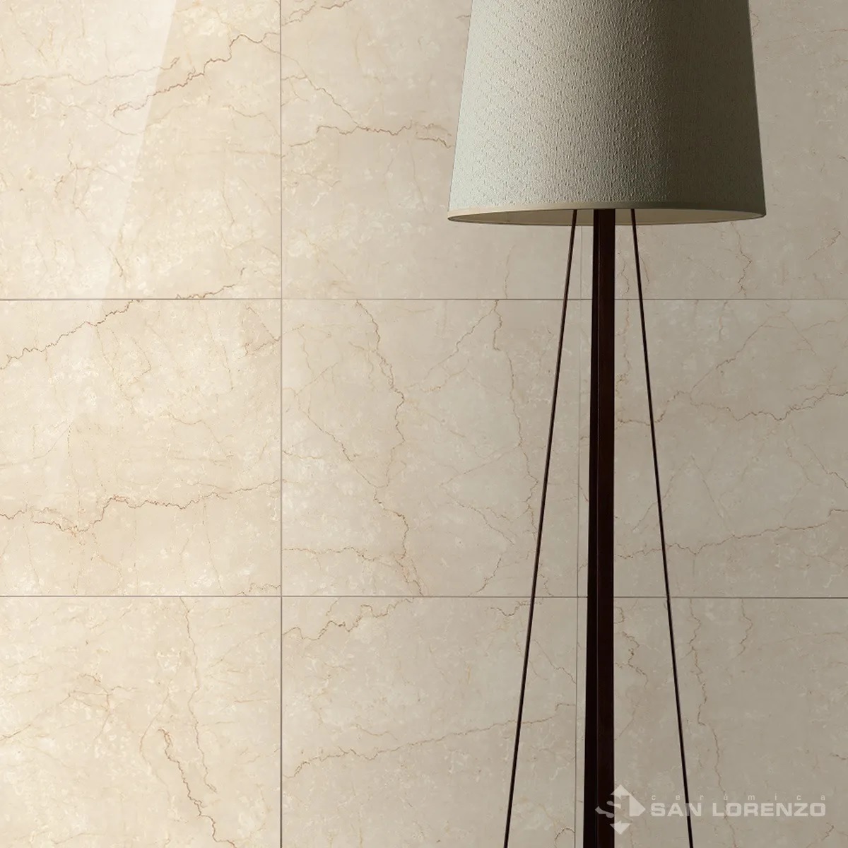 Porcelanato San Lorenzo 57x57 Marmol Antinori Arena