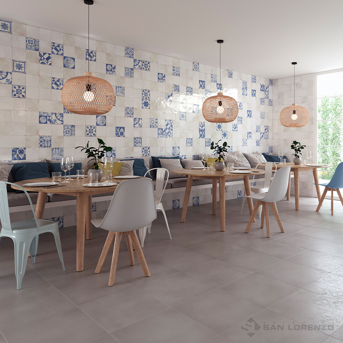 Ceramica San Lorenzo 45x45 Mediterrani Deco