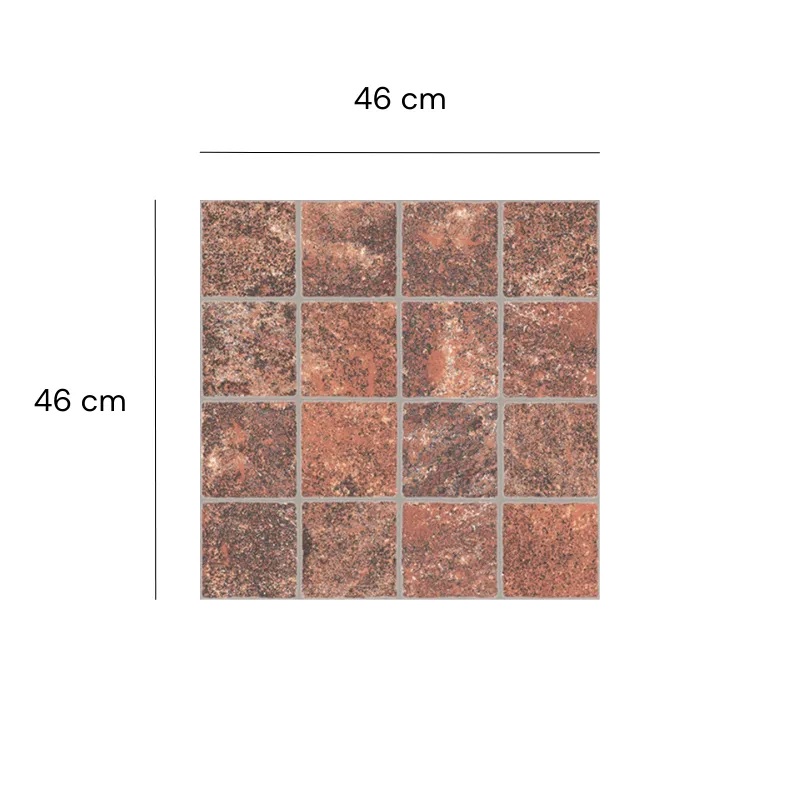 Cerámica Alberdi 46×46 Pórfido Rojo