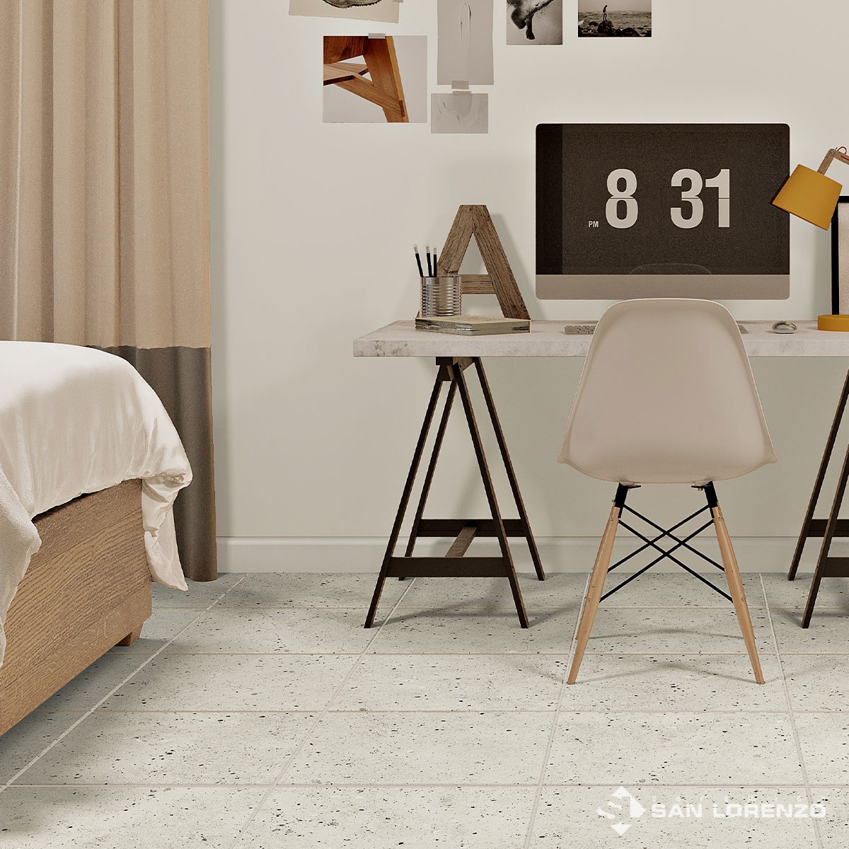 Ceramica San Lorenzo 45x45 Fides Fit Hueso