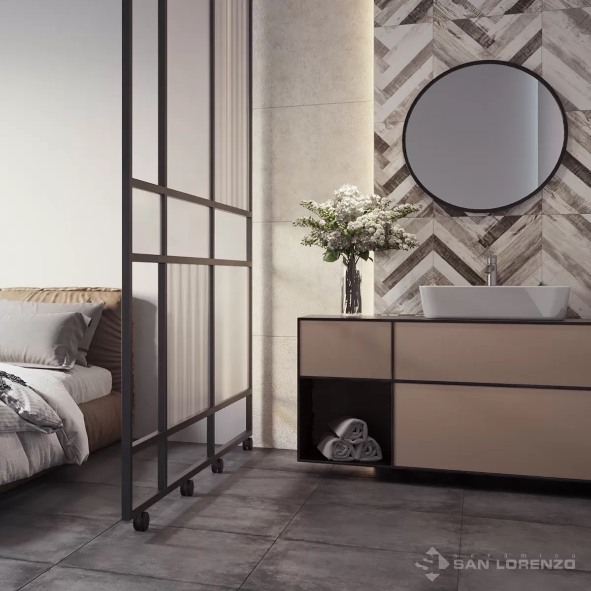 Ceramica San Lorenzo 45x45 Donker Soft