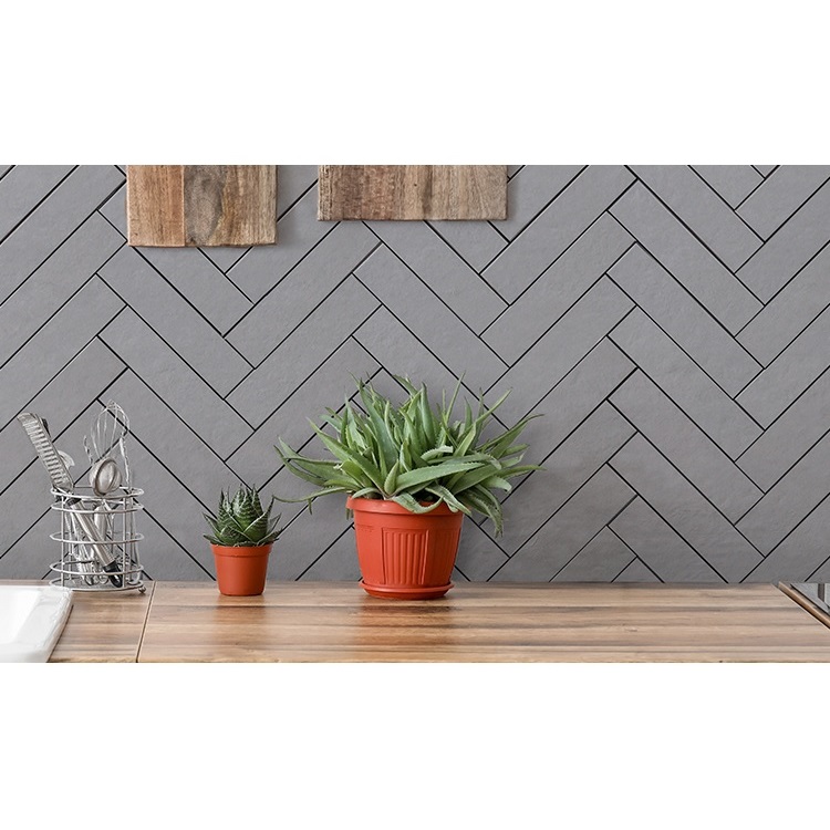Ceramica Esmaltada Piu 6,9x28 Veneto Ceniza Mate