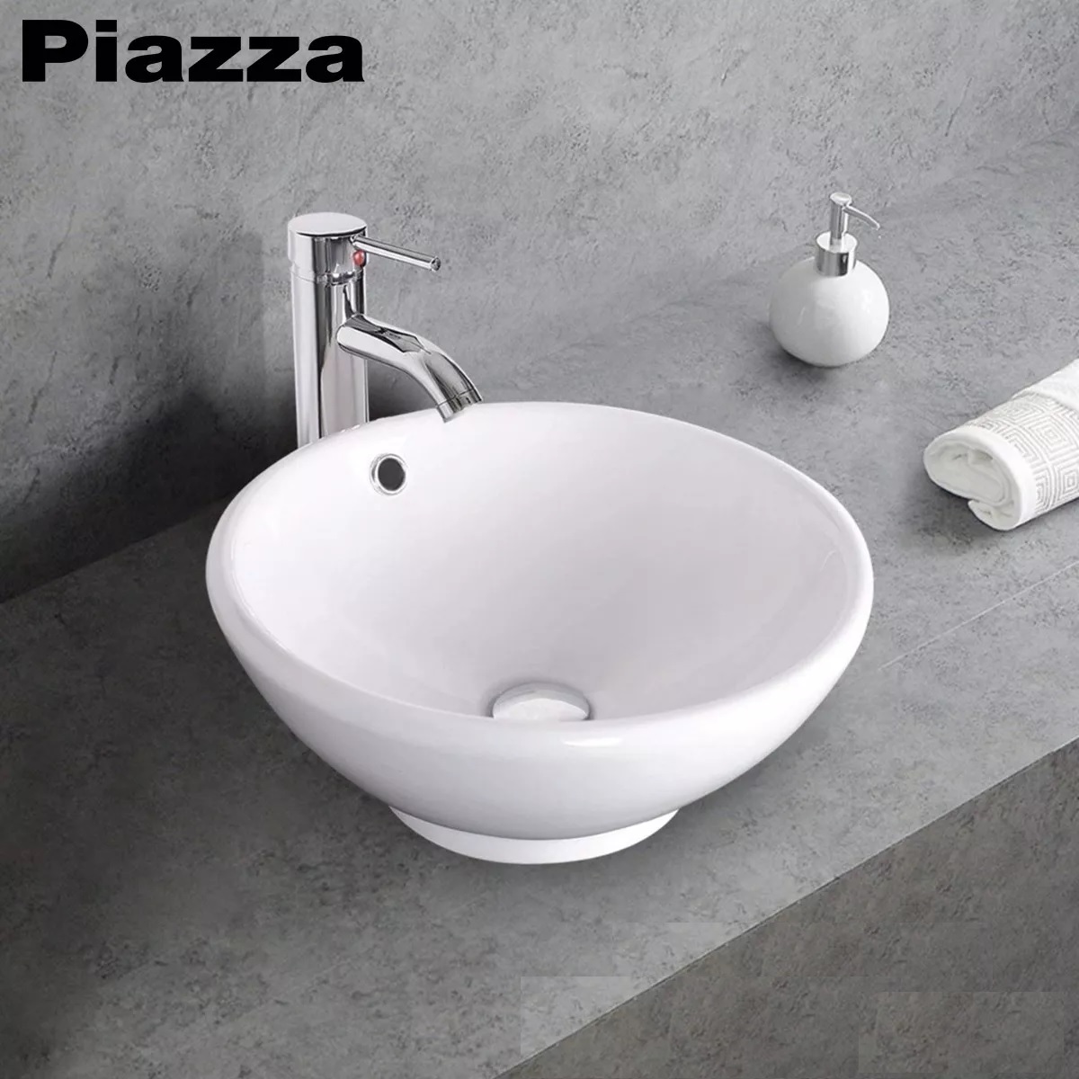 Bacha De Apoyar Piazza A013 Blanca