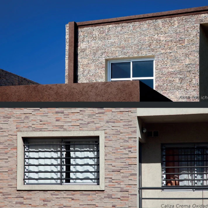 Revestimiento Simil Piedra Razzante 30x10 Andes Crema Oxidada