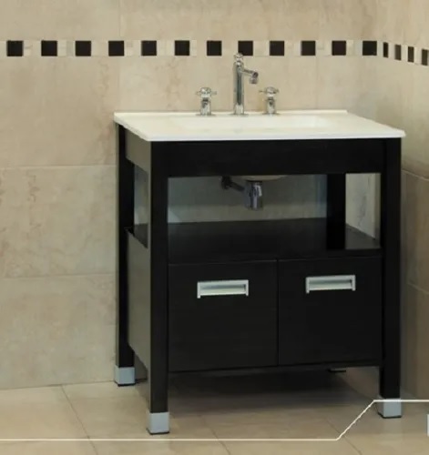 Vanitory De Pie Con Bacha Monocomando Campi Domus 85 Cm