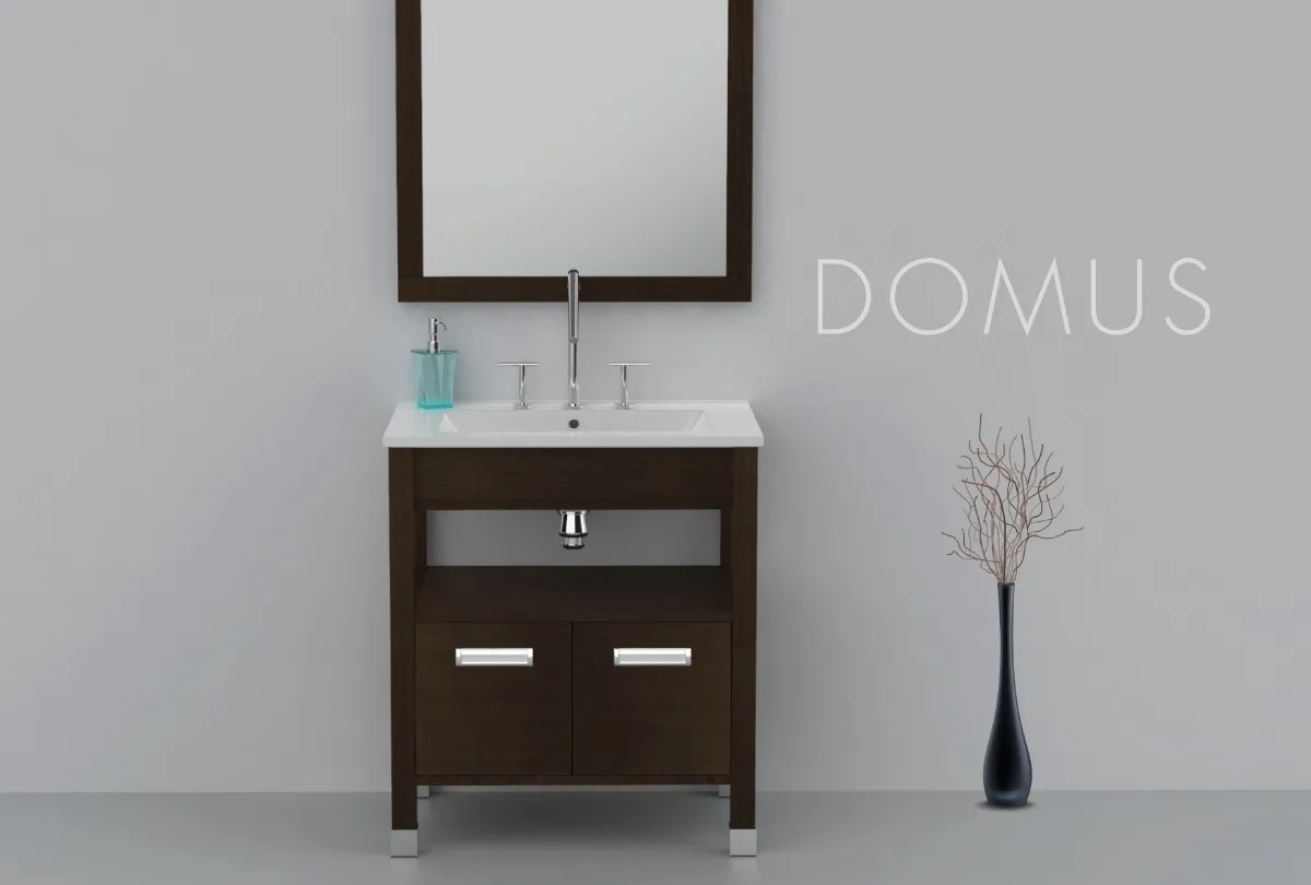 Vanitory De Pie Con Bacha Monocomando Campi Domus 85 Cm