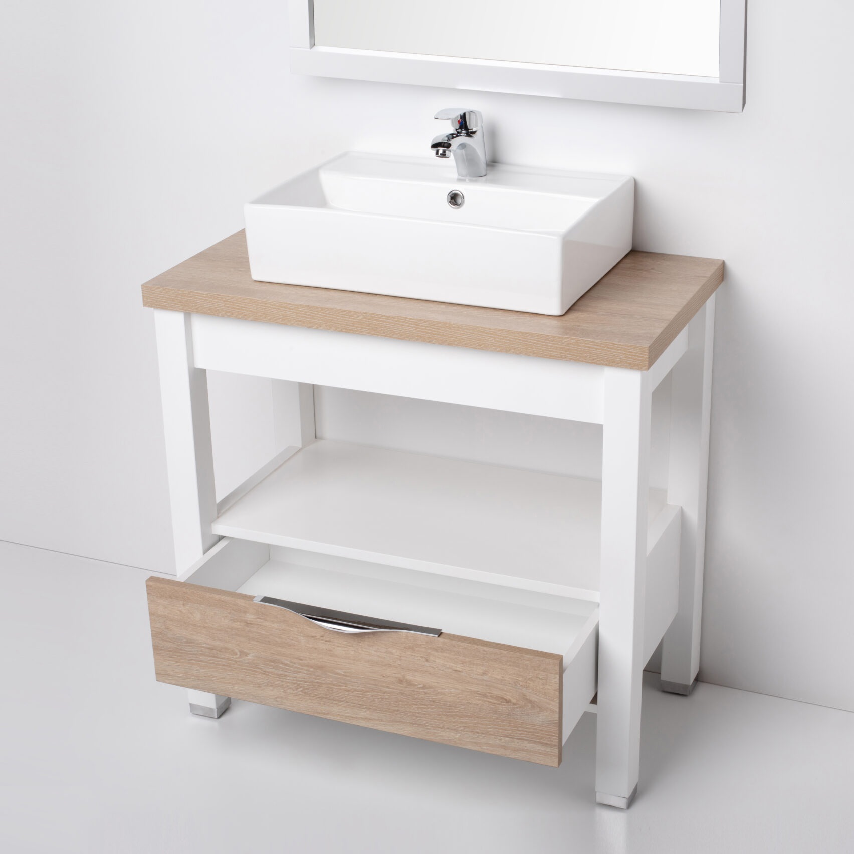 Vanitory Para Bacha De Apoyo Campi Oak 80 Cm