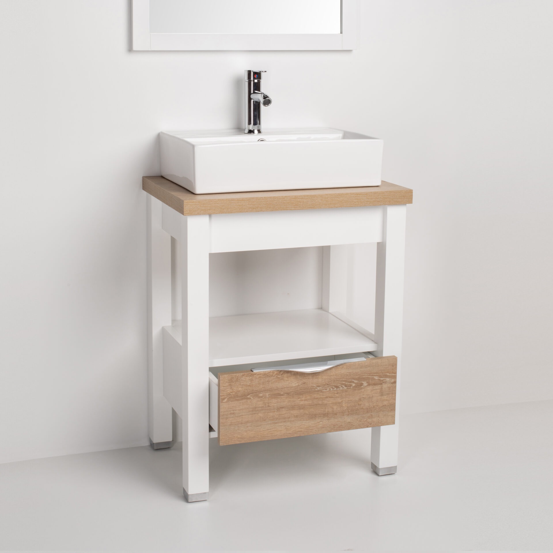 Vanitory Para Bacha De Apoyo Campi Oak 80 Cm
