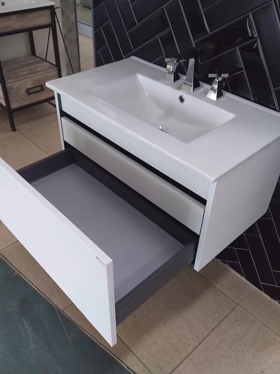 Vanitory De Colgar Schneider City 80 Cm Blanco