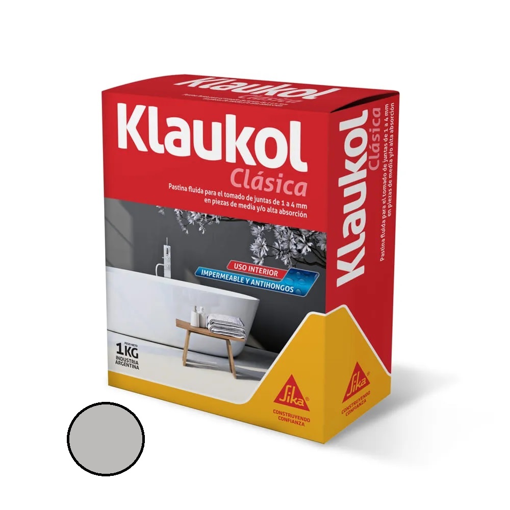 Pastina Klaukol Para Cerámica Color Mercurio - 1Kg