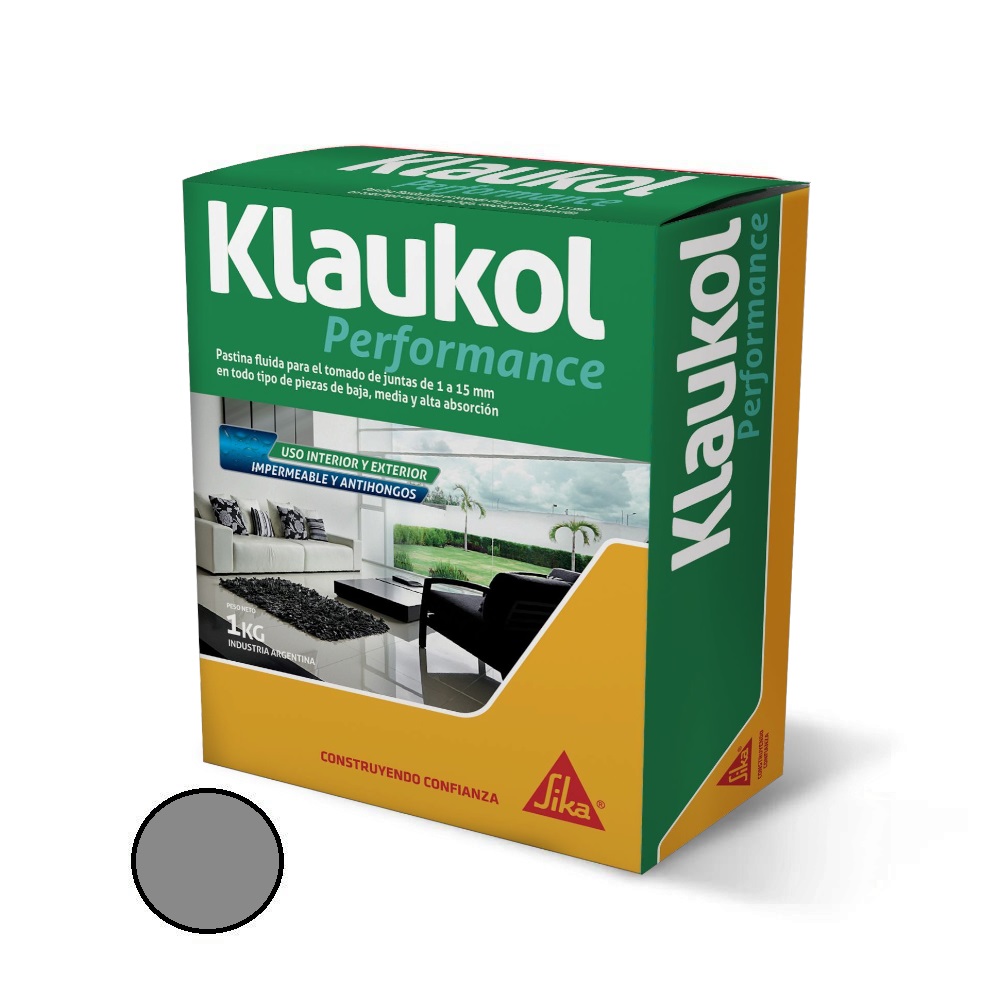 Pastina Klaukol Para Porcelanato Color Cemento - 1Kg