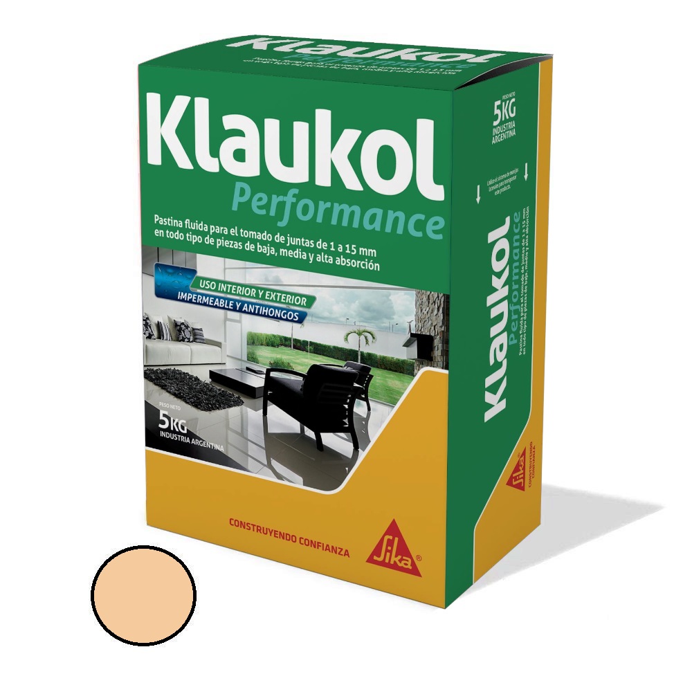 Pastina Klaukol Para Porcelanato Color Arena - 5Kg
