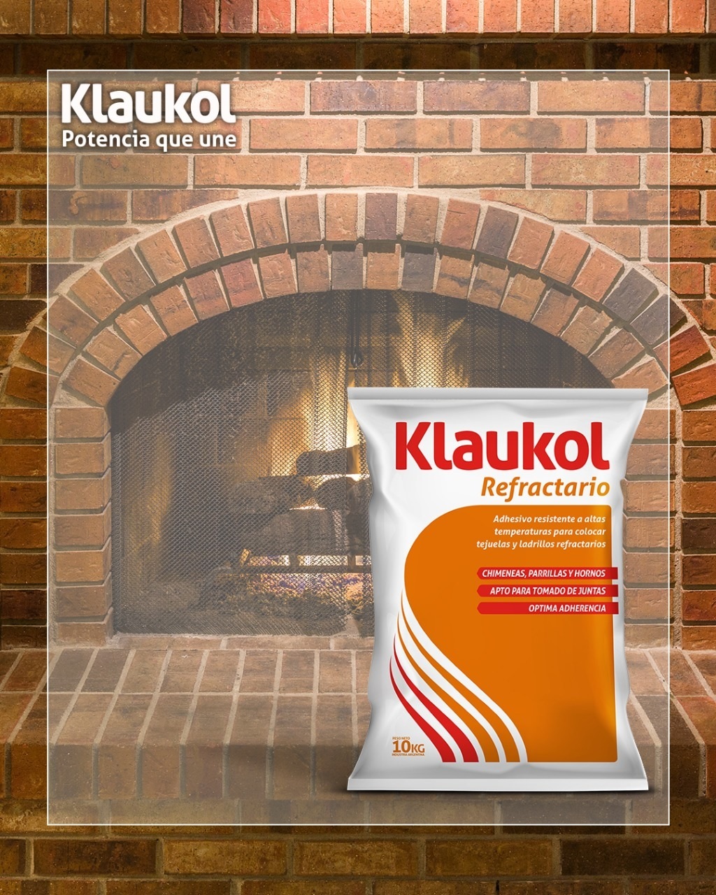 Adhesivo Klaukol Refractario - 10Kg